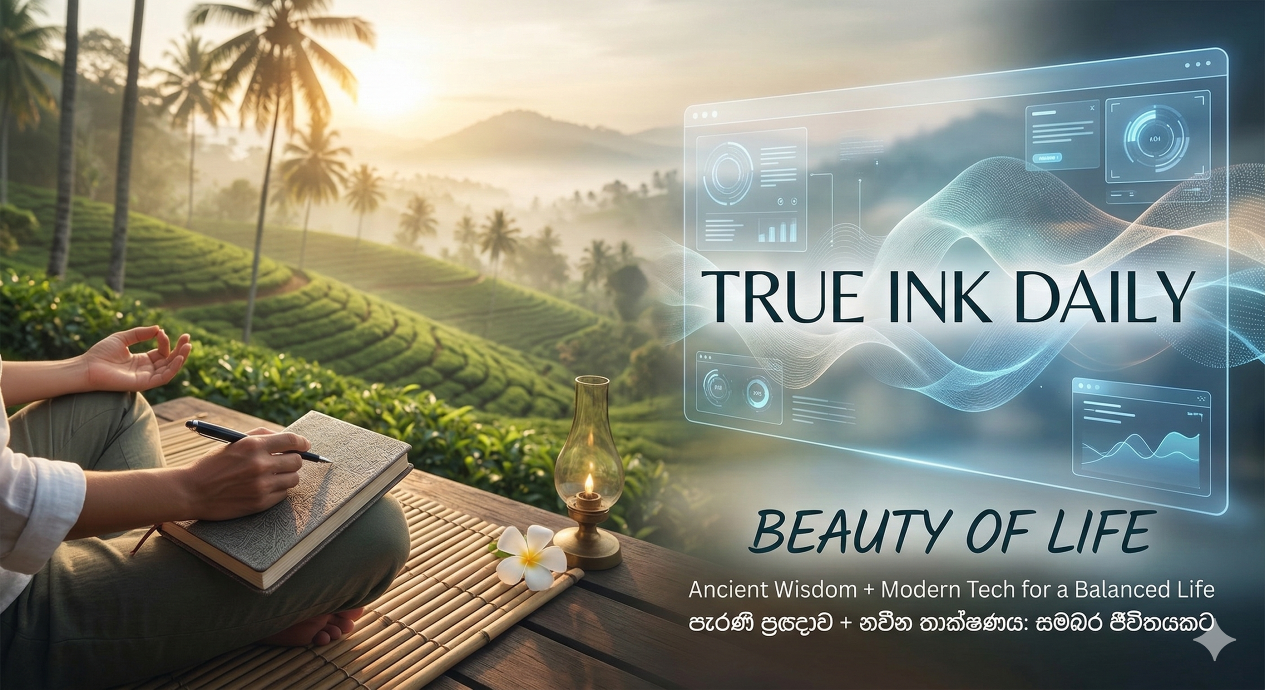 ගලායන පෑන් පාරක ජීවන සිතුවම: TrueInkDaily සහ ජීවිතයේ සුන්දරත්වය