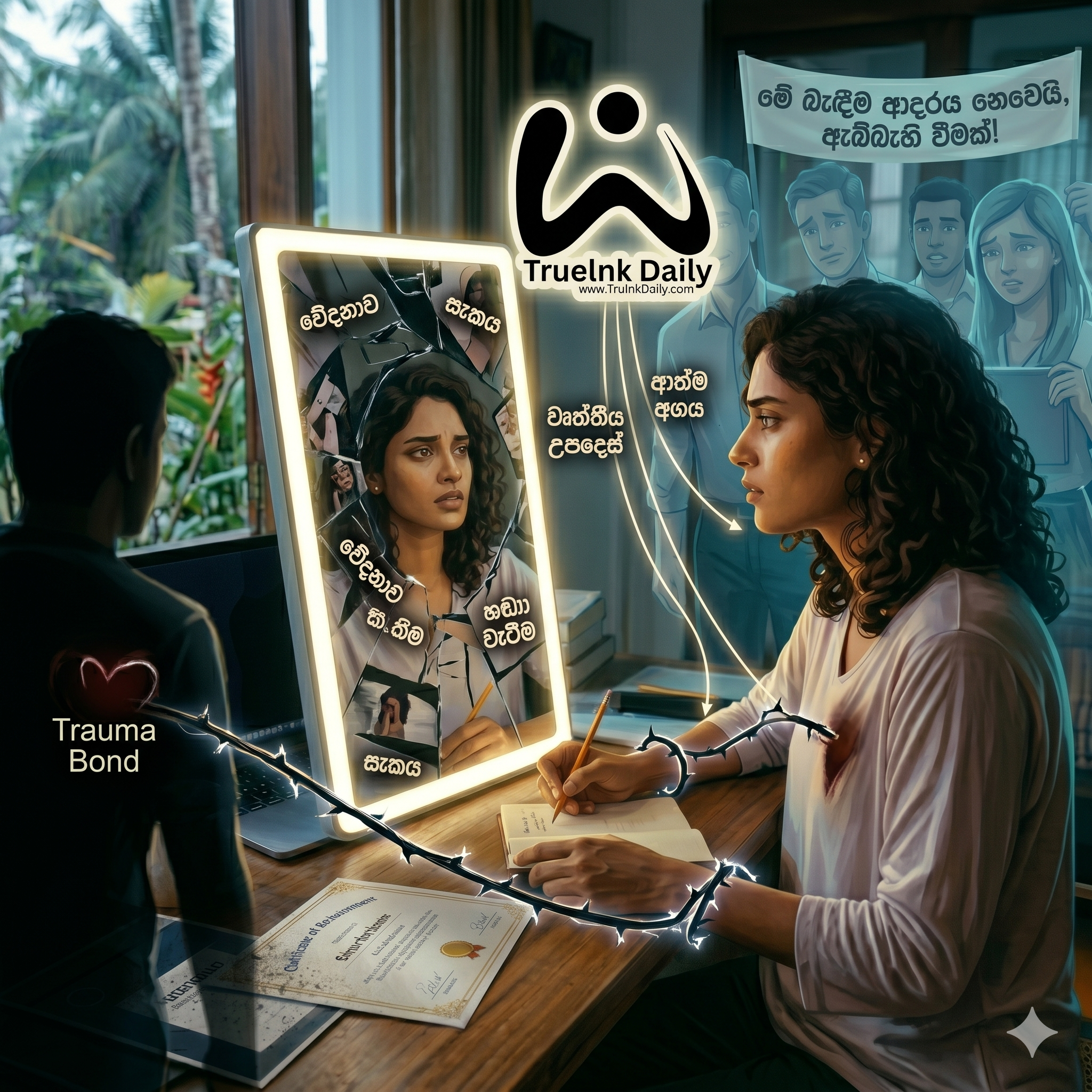 “Trauma Bonding” හෙවත් රිදවන මිනිසුන්ටම ඇබ්බැහි වීමේ මානසික පාශය